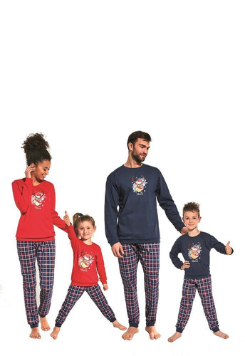 593/966/113 Reindeer Cornette Piżama Chłopięca - granatowy