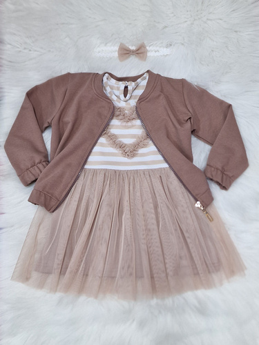 Gracja bluza bomberka dziecięca Bambarillo beżowy