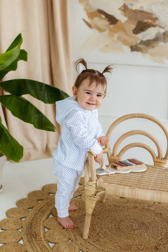 "Blue Stars" Makoma Dres niemowlęcy niebieski