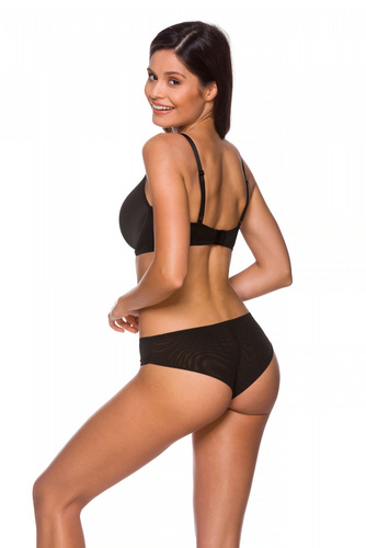 138 Biustonosz usztywniany Lupoline - czarny