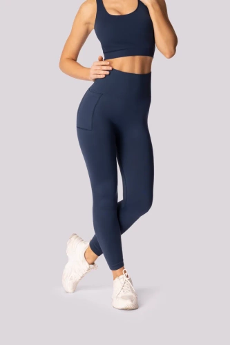 Base legginsy damskie Mona granatowy