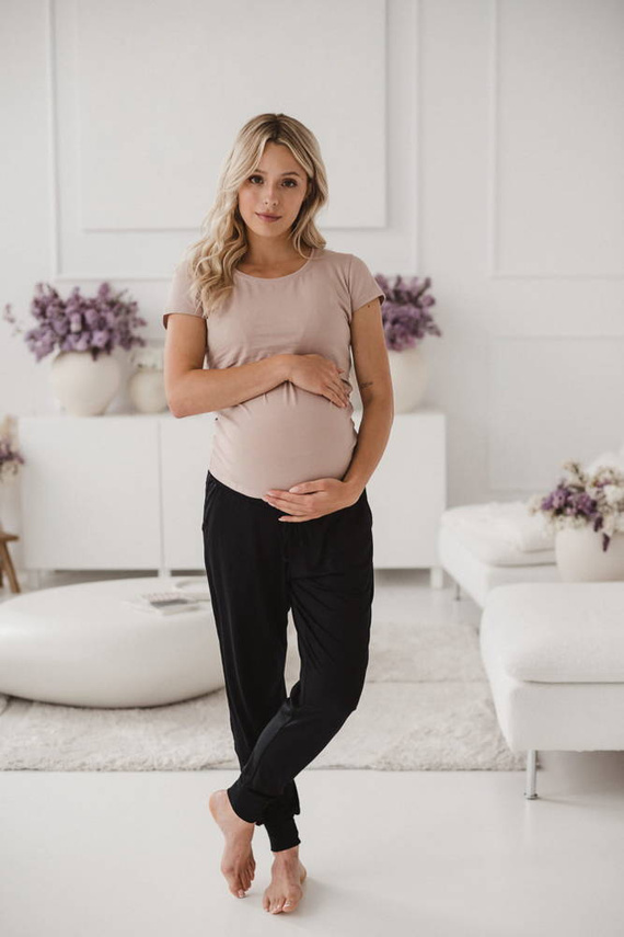 Milk Shirt Milk&Love bluzka do karmienia beżowy