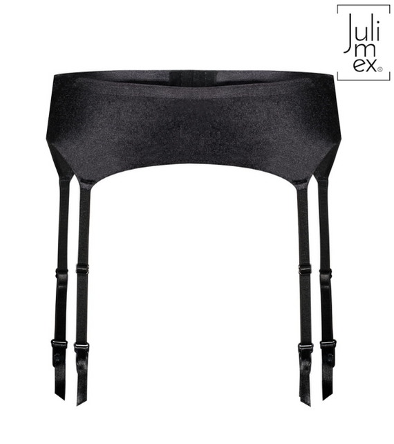 Orchid Pas do pończoch Julimex - czarny