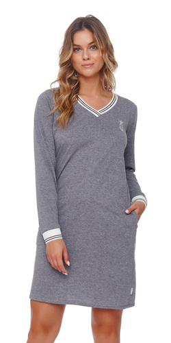 4534 Koszula nocna Doctor Nap - dark grey