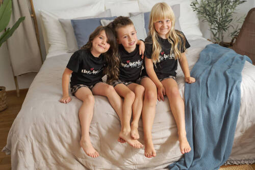 Piżama dziecięca 5343 Unisex Doctor Nap - black