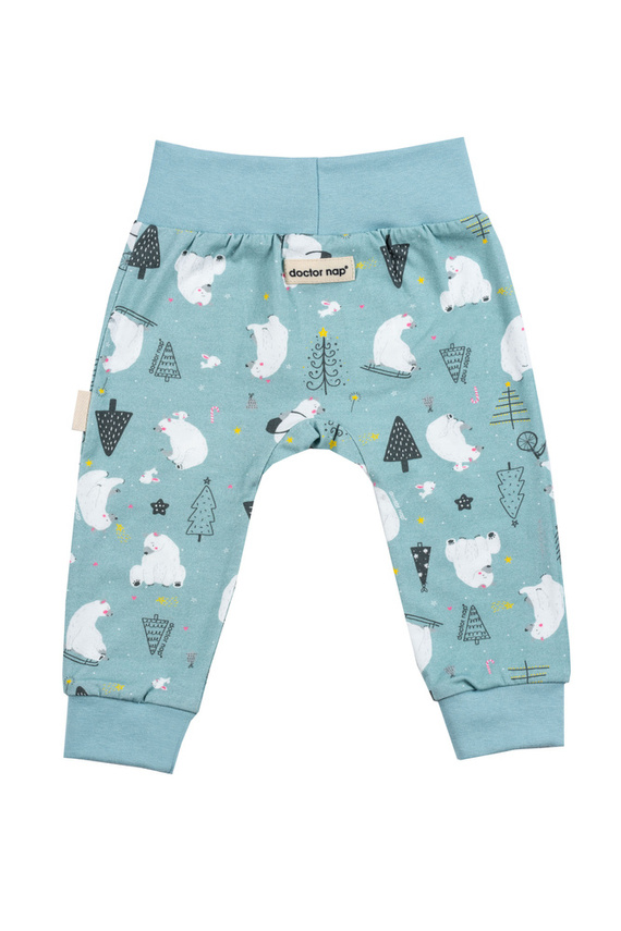 Spodnie niemowlęce 5379 Doctor Nap - ice blue
