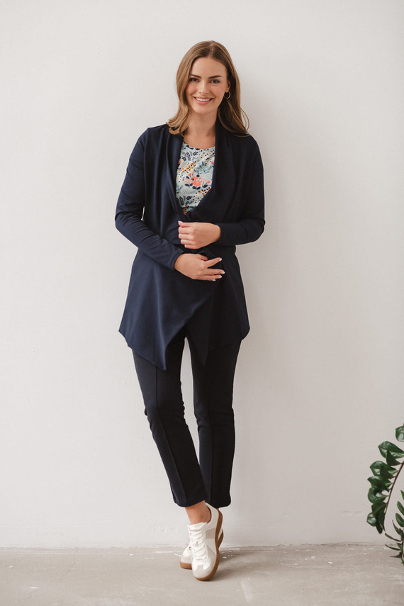 Mama Wrap Kardigan ciążowy Milk&Love granatowy