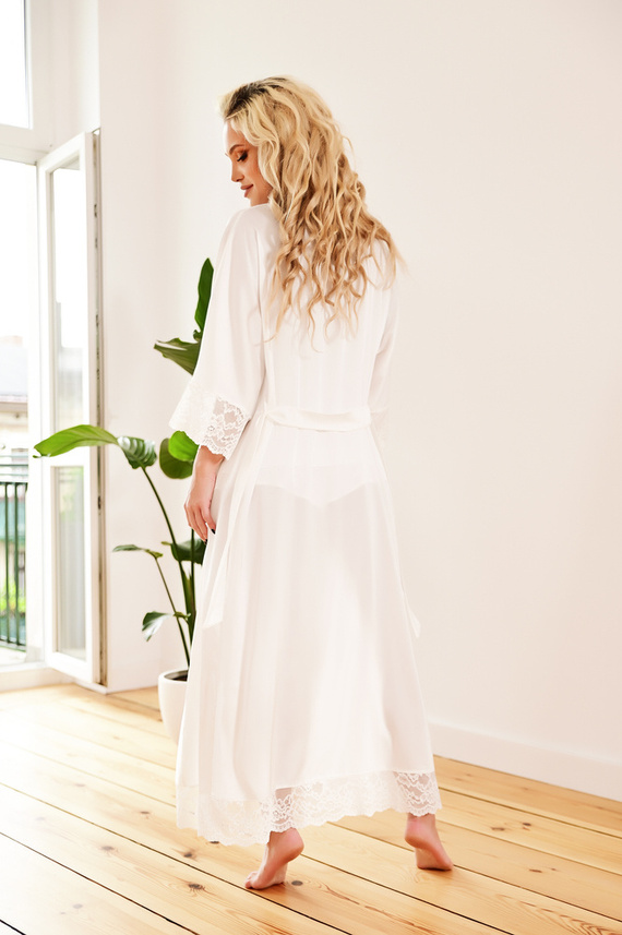 Sumatra Szlafrok Damski Kalimo - ecru