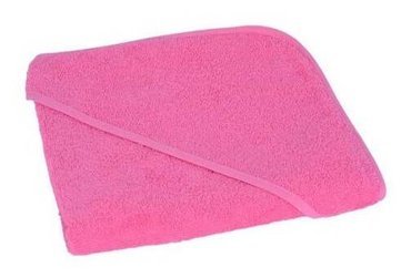 9078S Niemowlęce okrycie kąpielowe ręcznik z kapturkiem Clarysse różowy