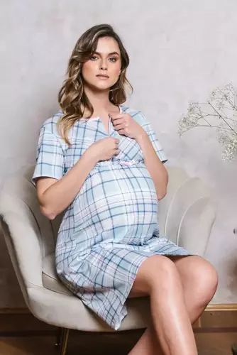 Emilly Koszula ciążowa i do karmienia Italian Fashion - druk