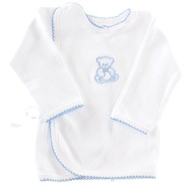Koszulka niemowlęca z haftem - niebieski Martex