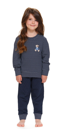 Piżama dziecięca 5255 Unisex Doctor Nap - navy blue