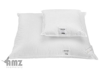 Poduszka puchowa 70% Basic + AMZ biały