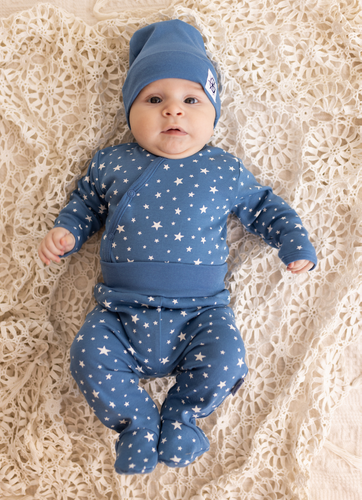 "Stars" Makoma Półśpioch niemowlęcy niebieski