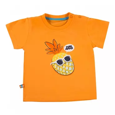 T-shirt "Tutti Frutti" Ewa Klucze - pomarańczowy