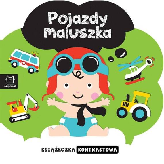  AKS881-9 "Pojazdy maluszka" Książeczka kontrastowa Aksjomat 