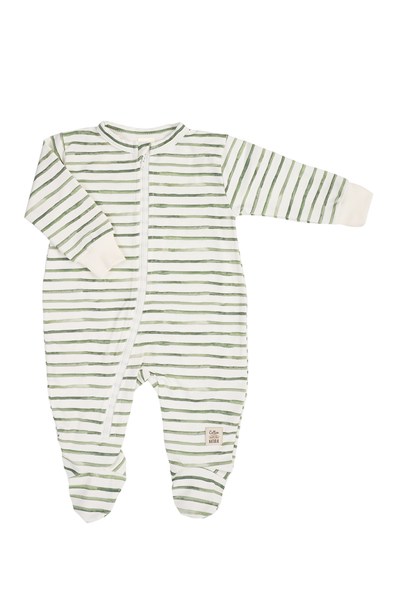 02250Z "Stripes Z" Pajacyk niemowlęcy dresowy Makoma 