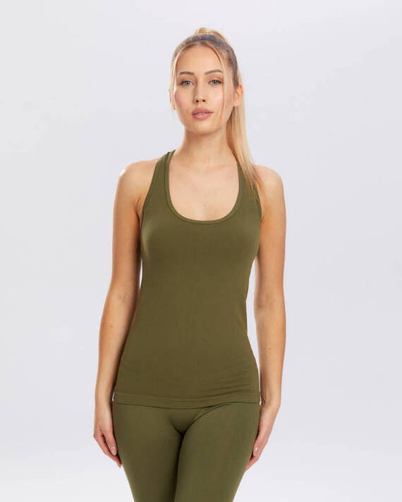 Adapt Tank Top koszulka bez rękawów Spaio khaki 