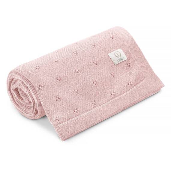 Bawełniany kocyk Paris Yosoy powder pink