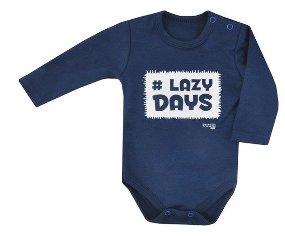 Body niemowlęce  "LAZY DAYS" Koala granatowe