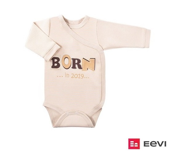 Body rozpinane "HAPPY BABY" Ewa Klucze- beżowe