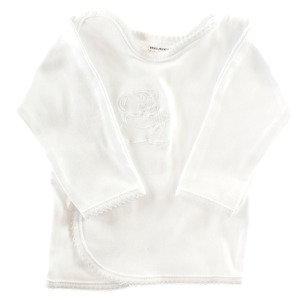 Koszulka niemowlęca z haftem - biały Martex