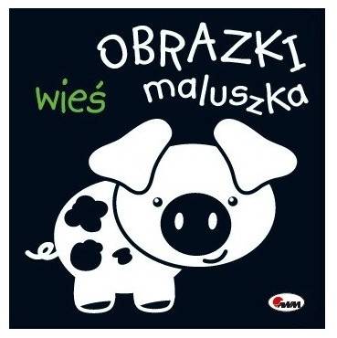 MO100-2 "Maluszka wieś" Książeczka kontrastowa Awm 