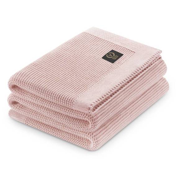 Monaco French Kocyk bambus/bawełna YOSOY - powder pink