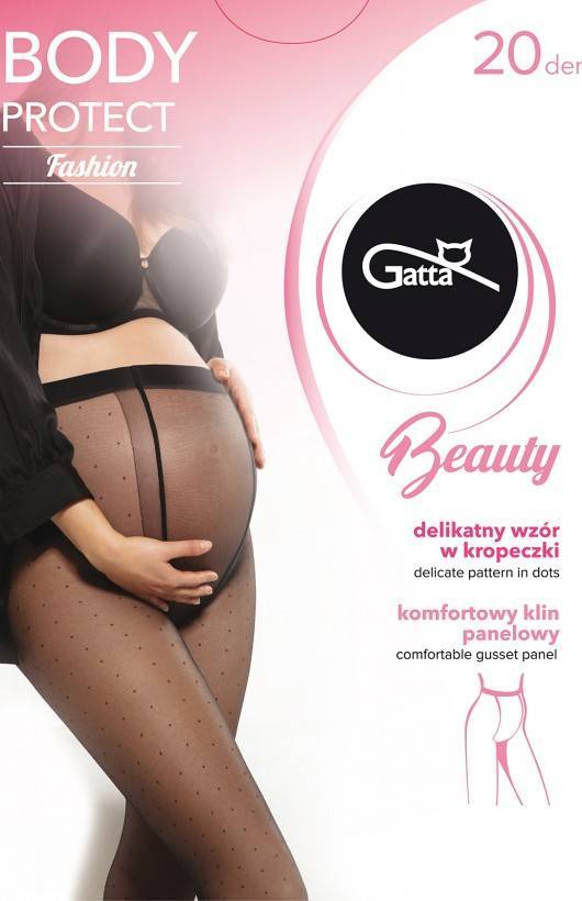 Rajstopy Gatta Body Protect 01 20 Den Mama - nero 