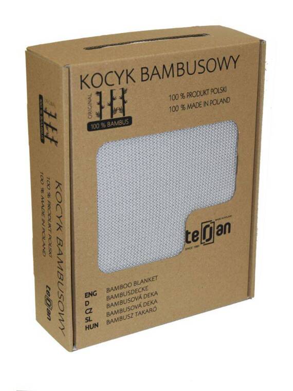 Two Left Kocyk bambusowy Terjan - Silver